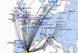 Map Of Ryanair Airports In France Ryanair to Cut Alicante Flights by 80 In October World Airline News