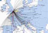 Map Of Ryanair Airports In France Ryanair World Airline News