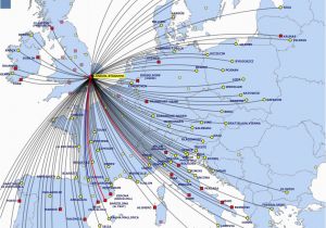 Map Of Ryanair Airports In France Ryanair World Airline News