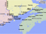 Map Of Saint John New Brunswick Canada Bay Of Fundy World Map Below is A Map Summary Nova Scotia