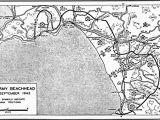 Map Of Salerno Italy Map Map Depicting Operation Avalanche Progress at Salerno Italy as