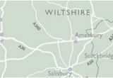 Map Of Salisbury England Stonehenge English Heritage