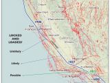 Map Of San andreas Fault In southern California San andreas Fault On Us Map socal Fault Map Beautiful Map San