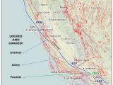 Map Of San andreas Fault In southern California San andreas Fault On Us Map socal Fault Map Beautiful Map San