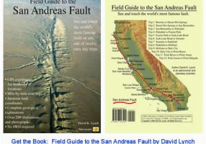Map Of San andreas Fault Line In California San andreas Fault Line Fault Zone Map and Photos