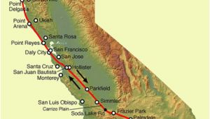 Map Of San andreas Fault Line In California San andreas Fault Line Fault Zone Map and Photos