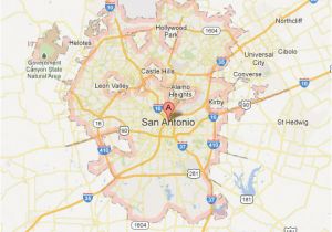 Map Of San Antonio Texas and Surrounding area San Antonio Map tour Texas