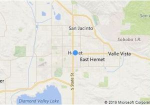 Map Of San Jacinto California Hemet area Map Information