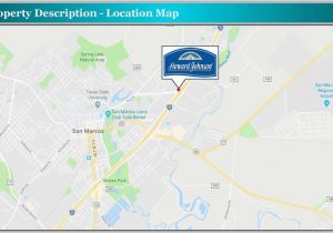 Map Of San Marcos Texas 1601 N Interstate 35 San Marcos Tx 78666 Motel Property for