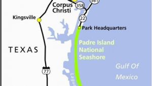 Map Of San Padre island Texas Maps Padre island National Seashore U S National Park Service