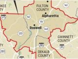 Map Of Sandy Springs Georgia Map Georgia S Congressional Districts
