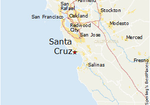 Map Of Santa Cruz California area Santa Cruz California Cost Of Living