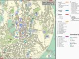 Map Of Santiago De Compostela Spain Santiago De Compostela City Center Map