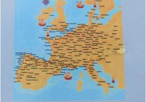 Map Of Santiago Spain Map Of the Pilgrimage Routes All Leading to Santiago Spain