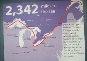 Map Of Sault Sainte Marie Michigan One Of the Posters In the Visitor Center Picture Of soo Locks