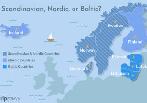 Map Of Scandinavia and northern Europe the Difference Between Scandinavian and nordic