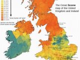Map Of Scotland and Ireland and England A New Map Reveals How Different Counties Across Ireland