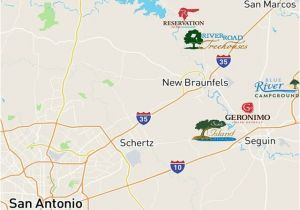 Map Of Seguin Texas Retreat Into Peace Nature at Geronimo Creek Retreat In A