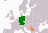 Map Of Serbia In Europe Germany Serbia Relations Wikipedia