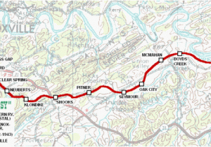 Map Of Sevierville Tennessee Left Clickable Map Showing the Exact Route Of the Smoky Mountain