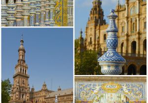 Map Of Seville Spain City Centre Seville Plaza De Espaa A Square the City Of Seville Main Sights