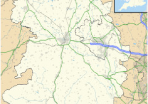 Map Of Shropshire England Oswestry Wikipedia