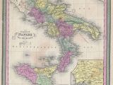 Map Of Sicily and southern Italy Italy Map Stock Photos Italy Map Stock Images Alamy