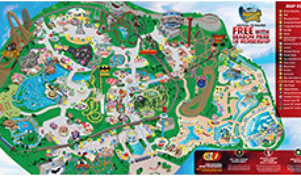 Map Of Six Flags Over Georgia Park Map Six Flags Great America  secretmuseum