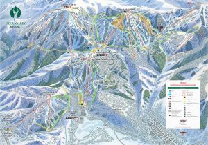 Map Of Ski Mountains In Colorado Trail Maps for Each Of Utah S 14 Ski Resort Ski Utah