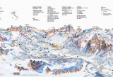 Map Of Ski Resorts In Italy Cortina D Ampezzo Slope Map Dolomiti Superski