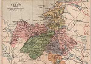 Map Of Sligo County Ireland Amazon Com County Sligo Antique County Map Connaught