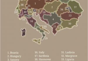 Map Of Slovenia and Italy European Federation 1956 by Bluearctica Country Making Stuff