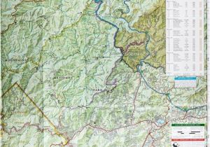 Map Of Smoky Mountains Tennessee Trails Map Of Great Smoky Mountains National Park Tennesse north