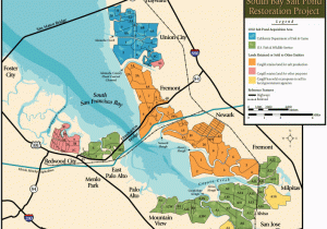 Map Of south Bay area California south Bay Restoration Maps