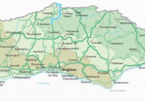 Map Of south East England Counties Map Of Sussex Visit south East England