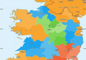 Map Of south East Ireland Political Simple Map Of Ireland