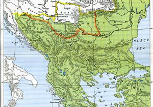 Map Of south Eastern Europe south Eastern Europe