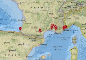 Map Of south France Coast 10 Most Amazing Destinations In the south Of France with