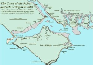 Map Of south Hampton England solent Geology Introduction southampton Water Brambles
