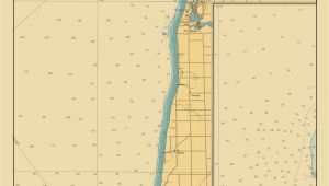 Map Of south Haven Michigan Lake Michigan Map Lake Macatawa to south Haven 1947 Love