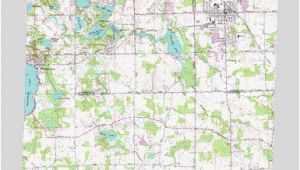 Map Of south Lyon Michigan south Lyon Mi topographic Map topoquest