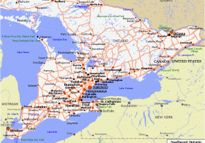 Map Of south Ontario Canada southern Ontario Road Map Going Away Map Ontario southern