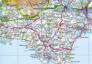 Map Of south West England and Wales ordnance Survey Road Map 7 south West England