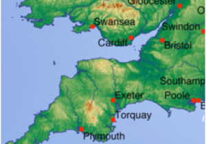 Map Of south West England with towns Climate Of south West England Wikipedia