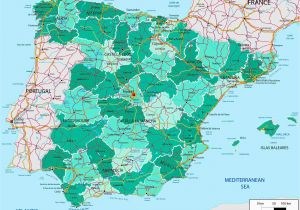 Map Of south West France and northern Spain Map Of northern Spain and southern France 83313