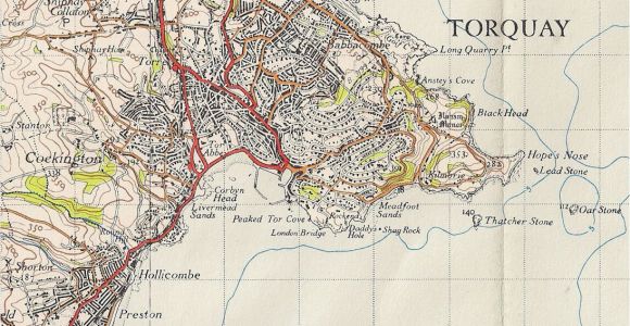 Map Of southampton England torquay Geological Field Guide by Ian West