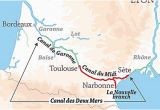 Map Of southeastern France Canal Du Midi Wikipedia