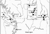 Map Of southern Bc Canada Map Of southern British Columbia and northwestern United States