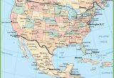 Map Of southern California and Mexico Usa and Mexico Map