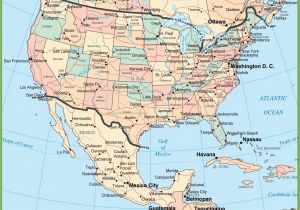 Map Of southern California and Mexico Usa and Mexico Map